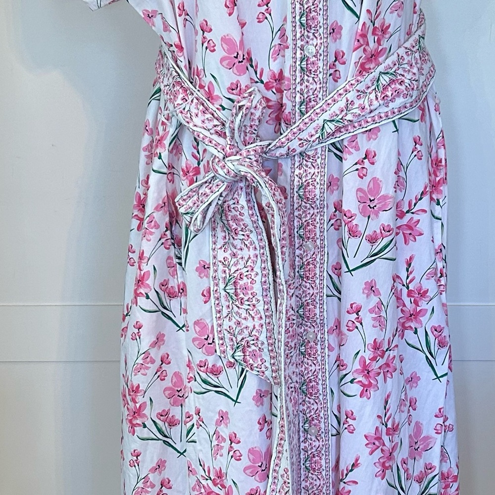 Crown & Ivy Floral Button-Up Shirt Dress XXL - Picture 2 of 12